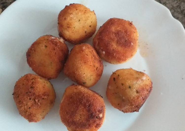 Croquetas de bacon y queso