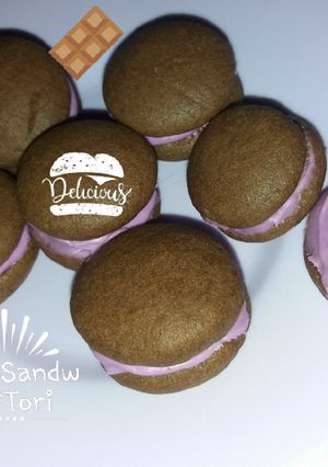 Foto resep Cookies Sandwich*Purple