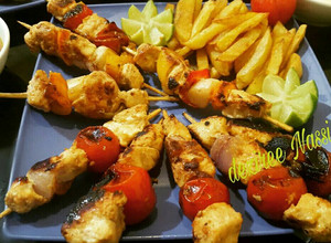 صورة لوصفة شيش طاووق