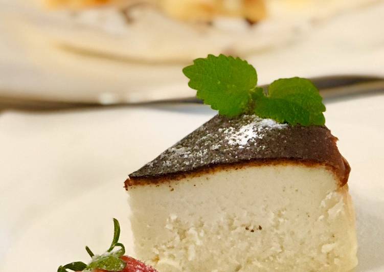 How to Prepare Quick Basque Burnt Cheesecake