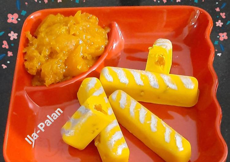 Recipe of Quick Mango Stuffed Chocolate