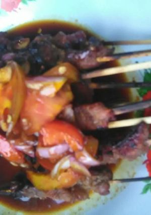 Foto resep Sate Daging Sapi Gampang