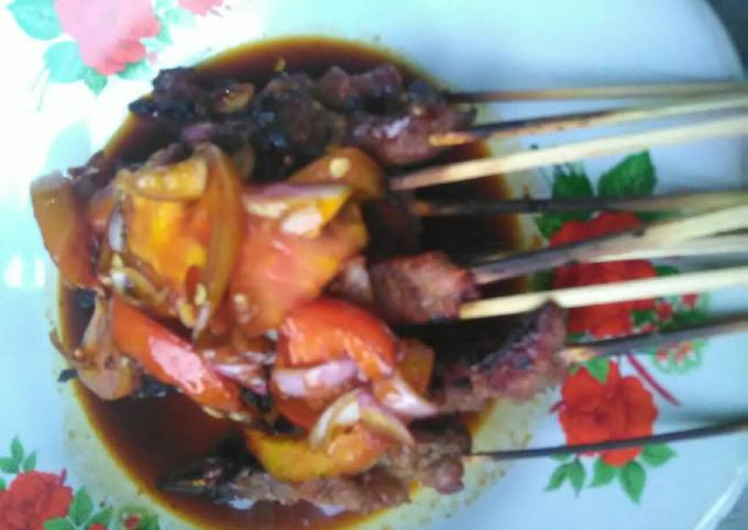 Standar Resep membuat Sate Daging Sapi Gampang hidangan Hari Raya  nagih banget