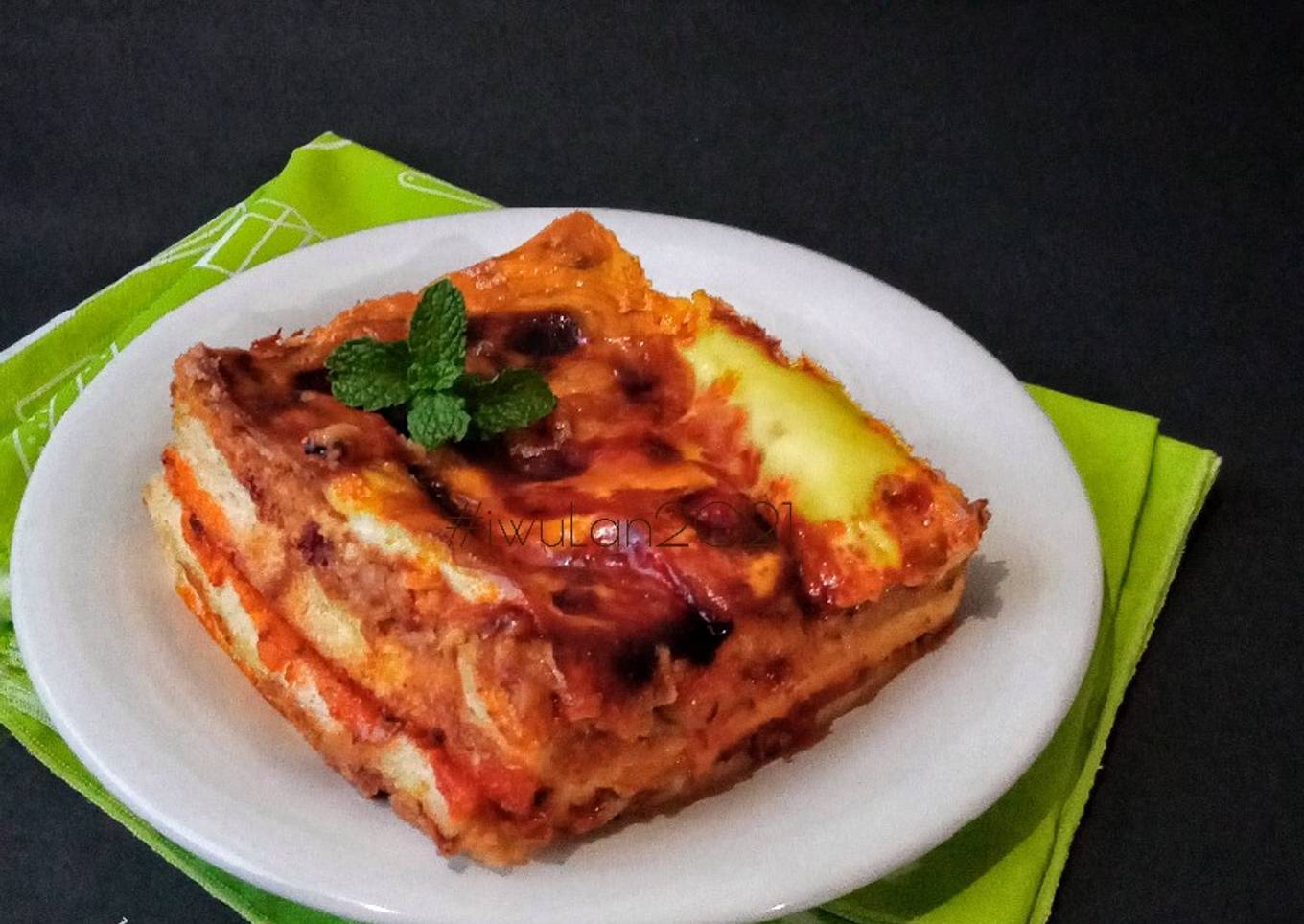 Lasagna Roti Tawar