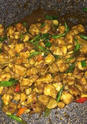 Foto resep Tempe buncis saos tiram