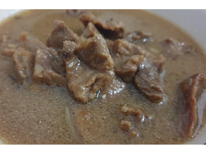 Cara Mudah Membuat Resep Bestik jawa (daging sapi) Anti Ribet, Mantap