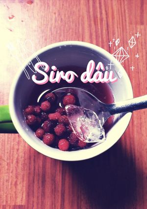 Hình của món Siro dâu tằm.
