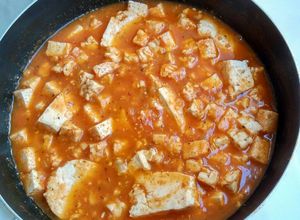 Foto resep Tomato Soup with Low Fat Protein ➡ GM Diet Day 5