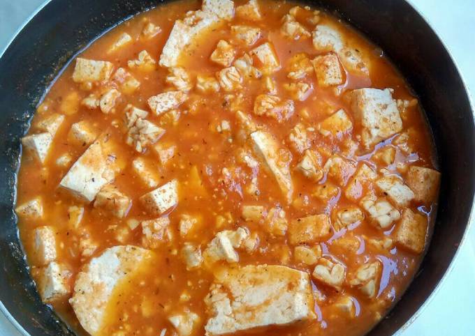 Resep Tomato Soup with Low Fat Protein ➡ GM Diet Day 5 Yang Lezat