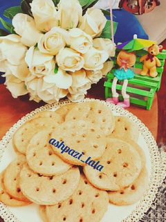 عکسی از دستور بیسکوئیت نسکافه ای سه آرد