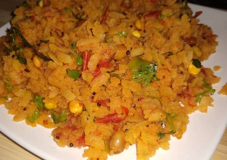 Step-by-Step Guide to Prepare Great Schezwan Poha | Satisfying Recipe | So Delicious !