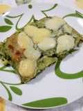 Polenta con le cime di rape gratinate