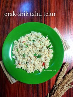 Foto resep Orak arik tahu telur