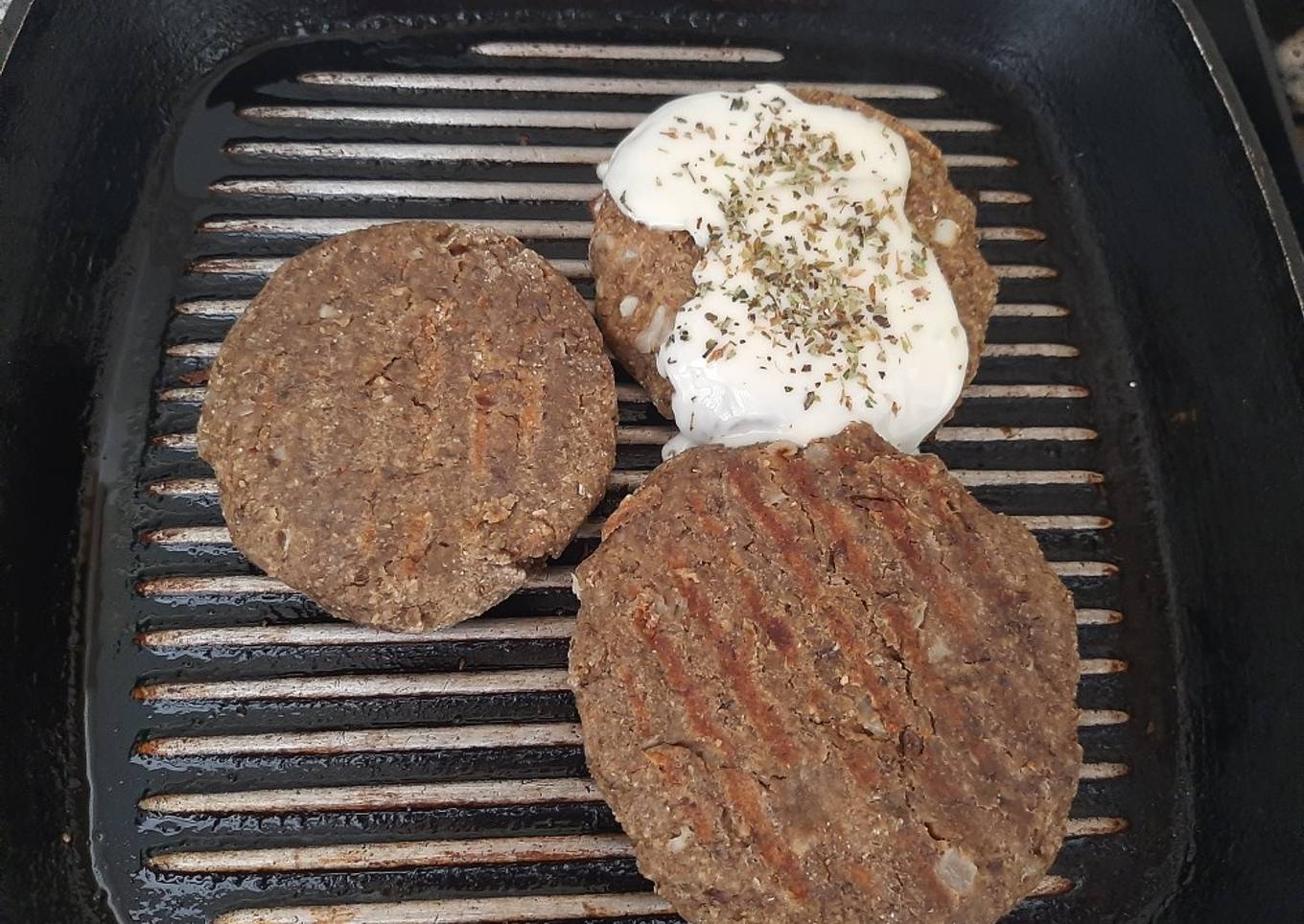 Hamburguesas de lentejas