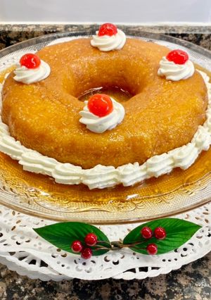 Una foto de Pudín de tapioca “muy cremoso”