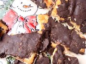 A picture of chocolate toffee