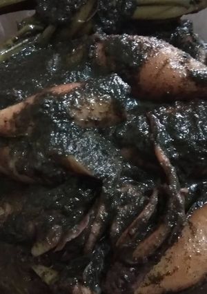 Foto resep Cumi-cumi masak hitam