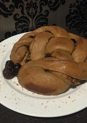 Foto resep Roti Pisang Kurma Almond aroma Moka