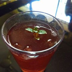 A picture of Kokam sharbat.