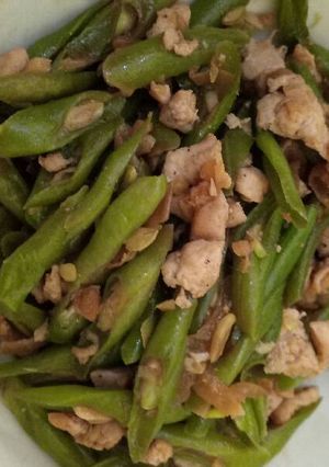Foto resep Menu Diet 9 Cah ayam buncis (utk makan siang)