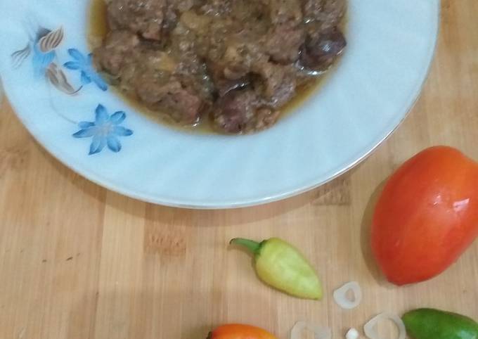 Mutton white karahi