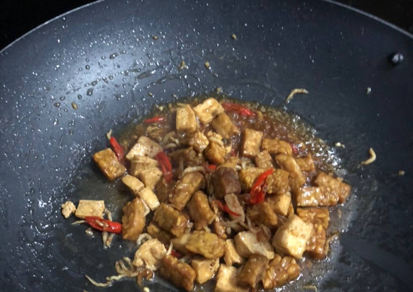 Tahu tempe kecap