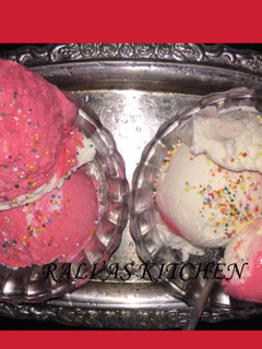 A picture of Home made ice cream.