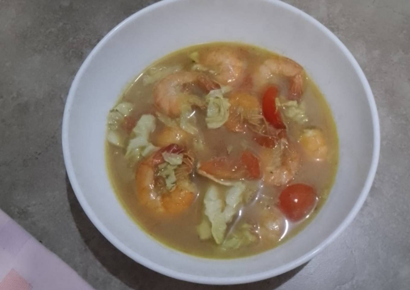 Tongseng udang simpel