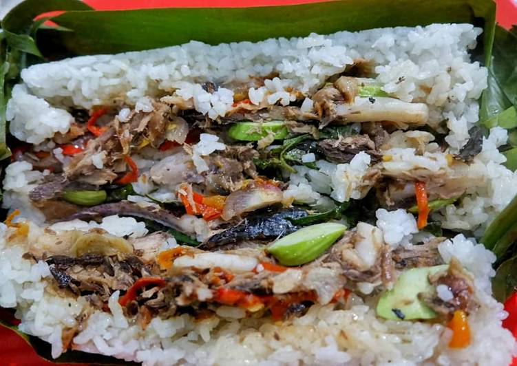 Bahan Menyiapkan Nasi bakar pindang, Enak Banget