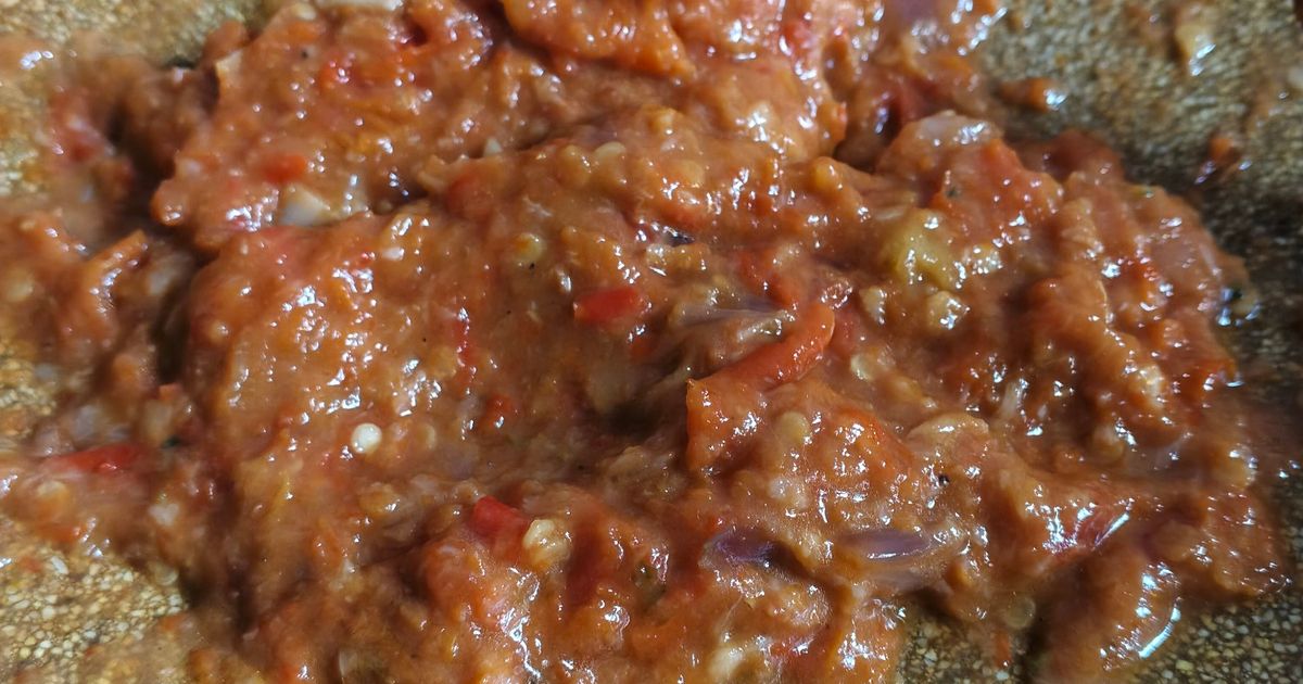 Sambal Terasi Uleg Seadanya