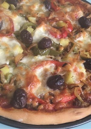 Une photo de Pizza à la viande hachée