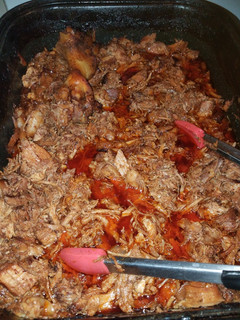 A picture of Bbq pulled pork.
