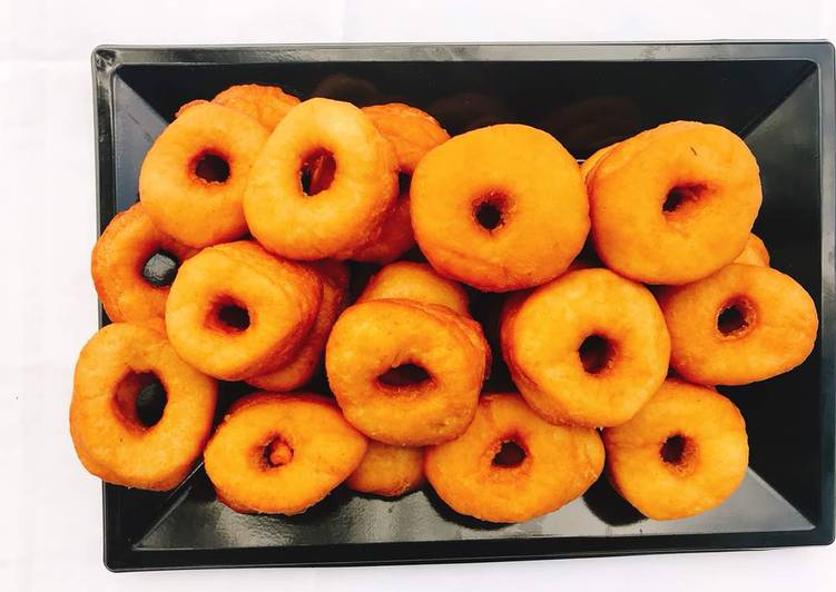 Mini orange doughnut