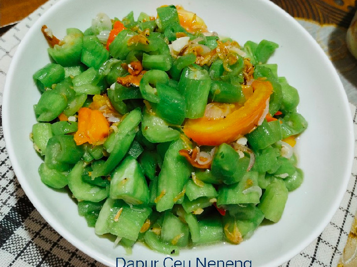 Resep Tumis Pare Belut ikan Teri yang Enak Banget