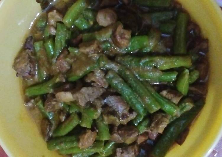 Resep Tumis Buncis ati ampela Lezat