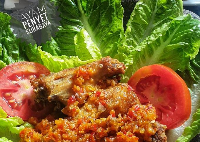 Resep Ayam Penyet Surabaya oleh MD's Kitchen - Cookpad