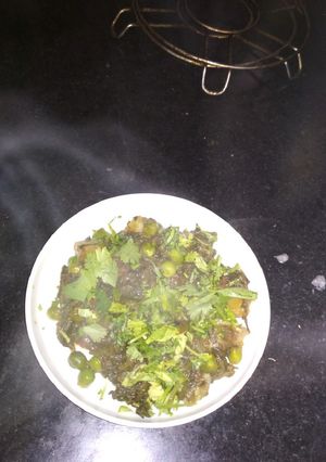 A picture of Palak ki sabji.