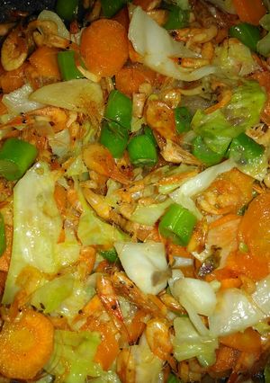 Foto resep Sop goreng udang rebon