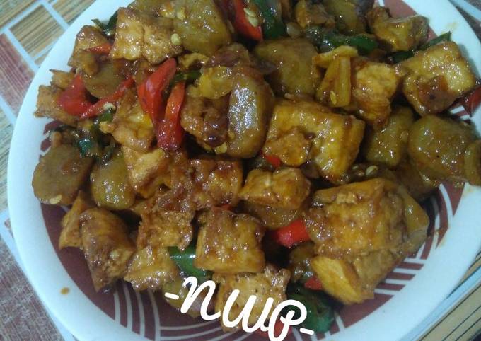 Orek sederhana tahu tempe bakso