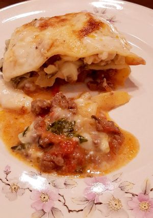 Una foto de Lasagna de Verduras