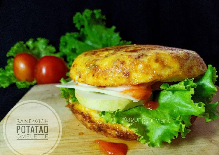 Sandwich Potato Omelette