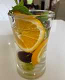 Detox cam+ chanh+ bạc hà