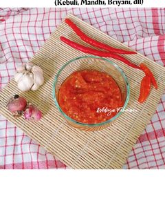 Foto resep Sambal Nasi Arab (Kebuli, Mandhi, Briyani, dll)
