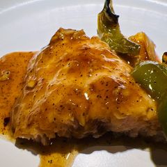 A picture of Honey Bbq Broiled Salmon.
