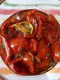 Tomates cherry confitados