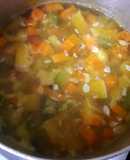 Sopa con calabacita