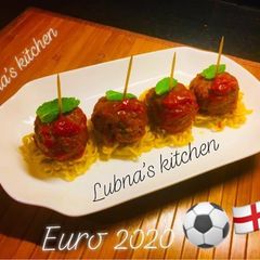 A picture of Spaghetti and Meatball Appetiser.