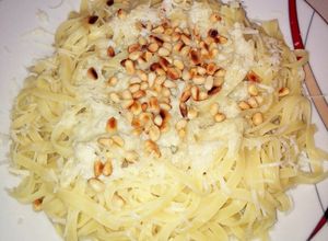 Foto principal de Tallarines con salsa gorgonzola al vodka