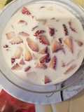 Fresas con crema