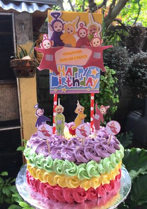 Foto resep Cake birthday teletubbies🌈